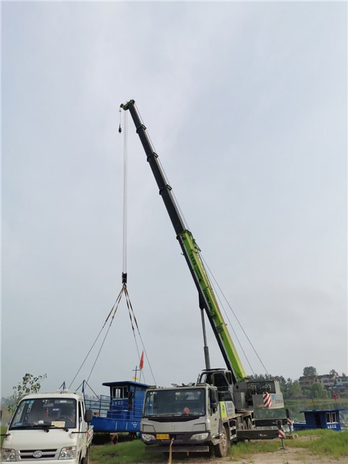 奎文区桥梁建设吊装案例